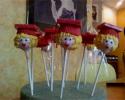 Cake pops for graduation celebrations will be a unique addition to the refreshment table. 